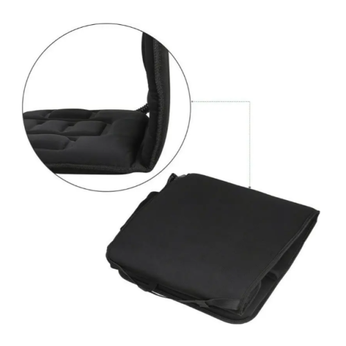 Массажная подушка  NAIPO Portable Seat Cushion with Vibration and Heat MGC-168 UA - фото №4